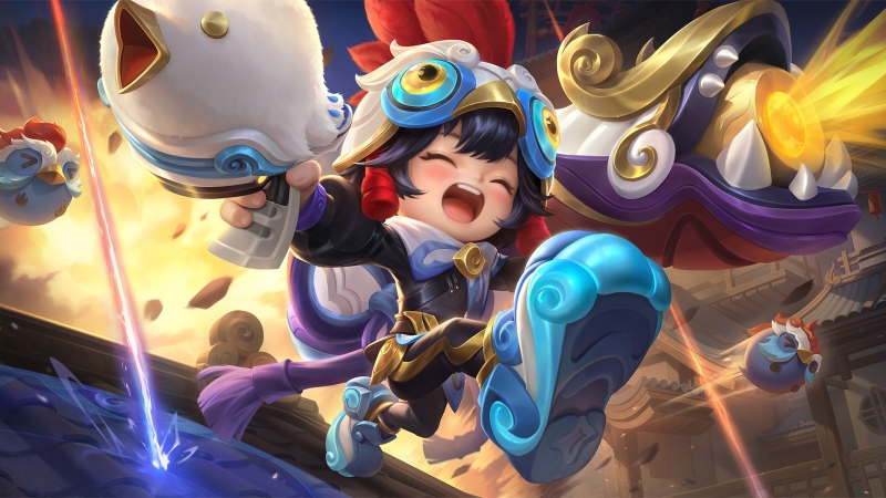 王者荣耀 鲁班七号班班快跑 4K高清 游戏壁纸